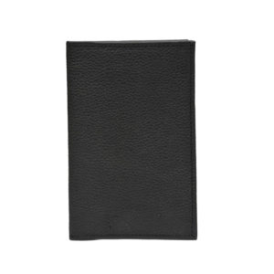 Portapasaporte Básico Negro