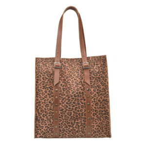 Bolsa Shopping Bag Miel Leopardo